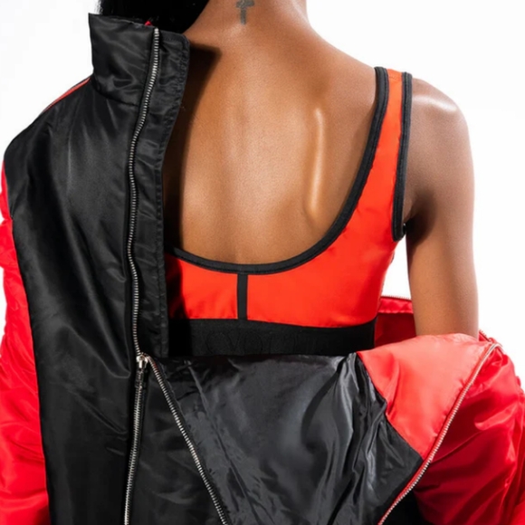 AKIRA "AND YOU SAY CHI CITY LONG PUFFER" (L) **NWT** - Picture 9 of 9